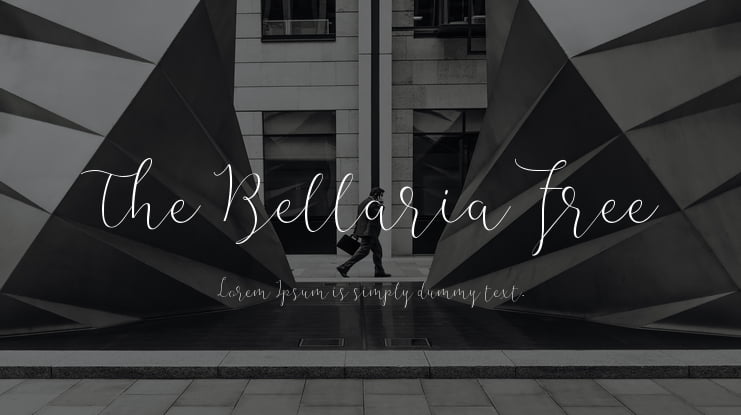 The Bellaria Free Font