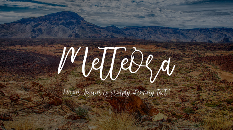 Metteora Font