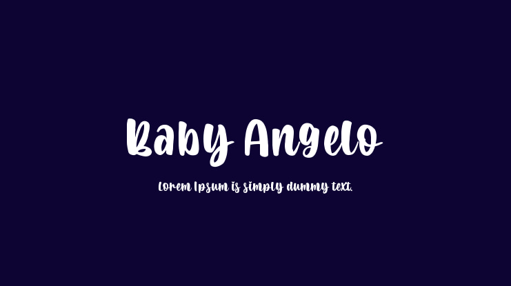 Baby Angelo Font