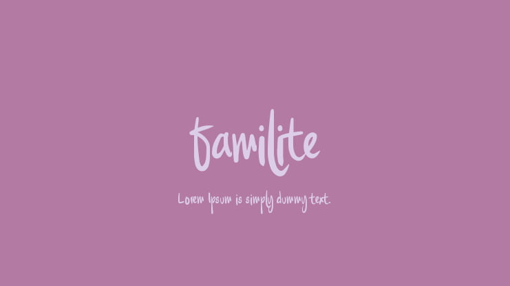 Familite Font