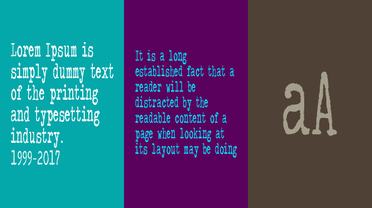 Colour me purple Font