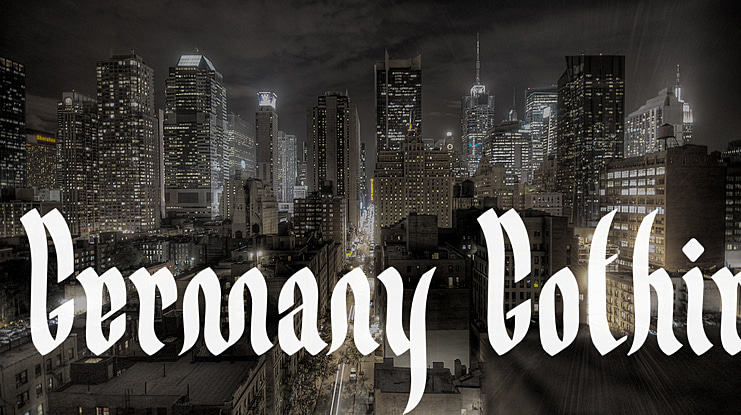 Germany Gothic Font