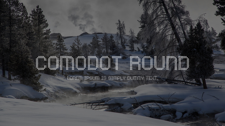 Comodot Round Font Family
