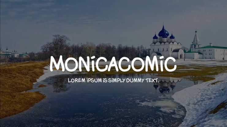 Monicacomic Font