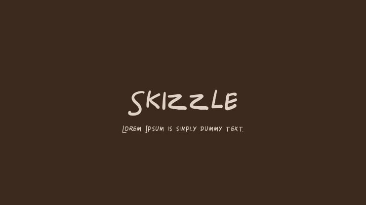 Skizzle Font