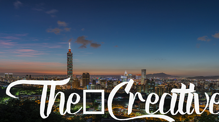 The-Creative Font