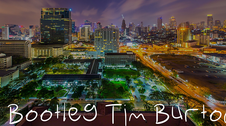 Bootleg Tim Burton Font