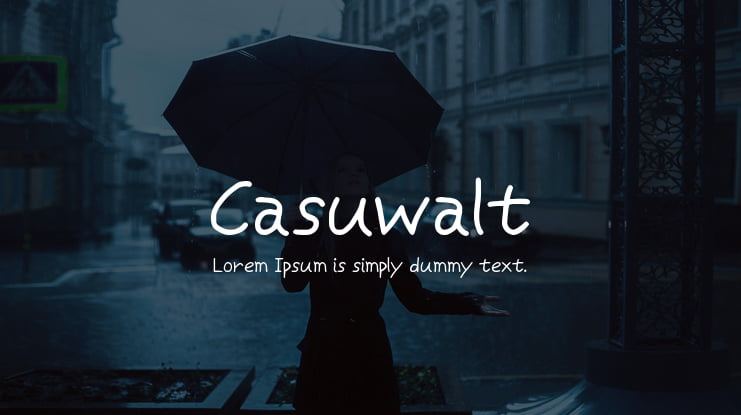 Casuwalt Font