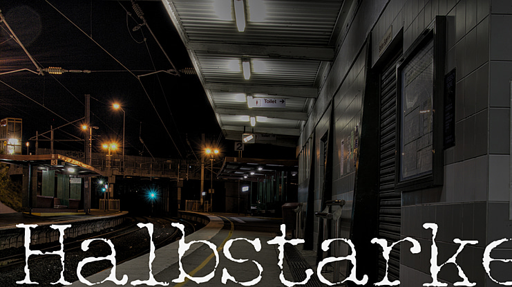 Halbstarke Pica Font