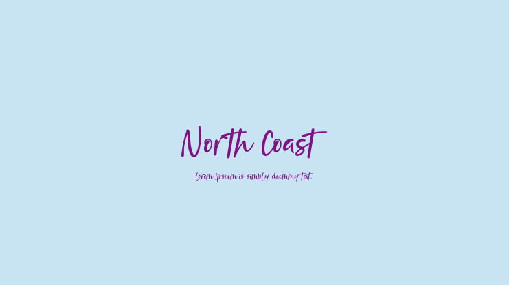 North Coast Font Family