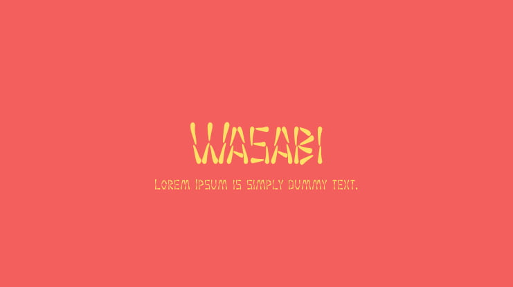 Wasabi Font Family