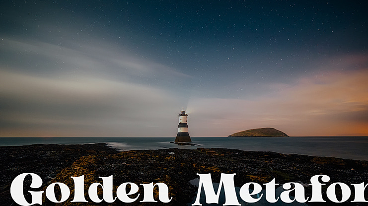 Golden Metafor Font