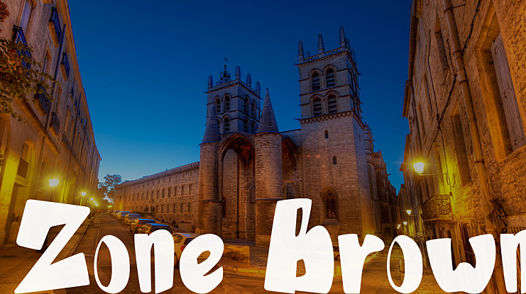 Zone Brown Font
