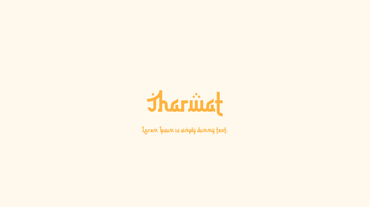 Tharwat Font