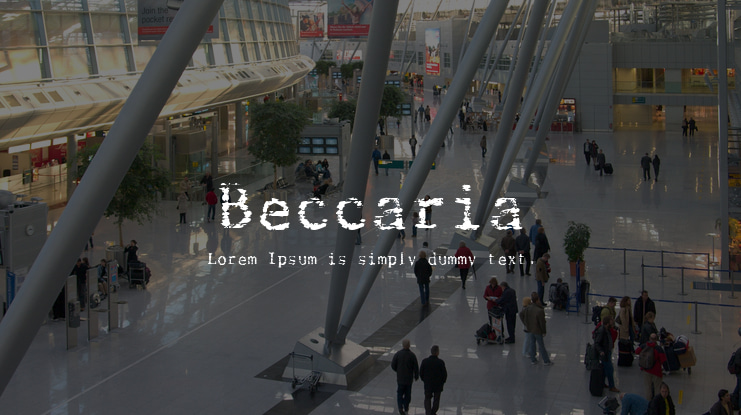 Beccaria Font