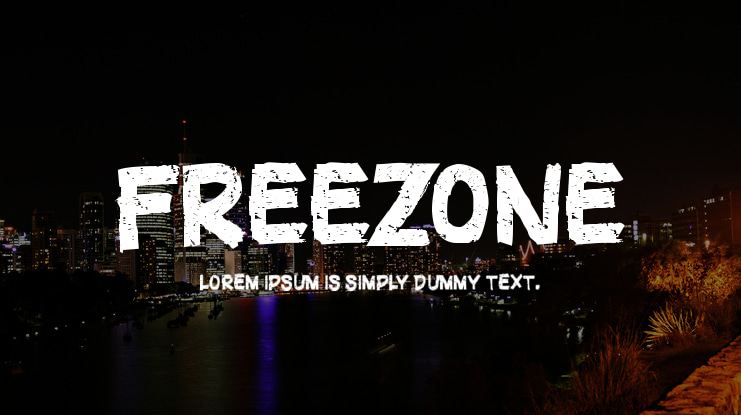 FREEZONE Font