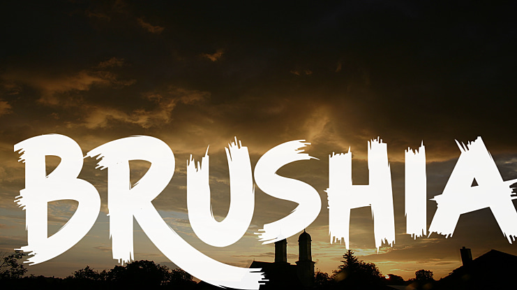 BRUSHIA Font