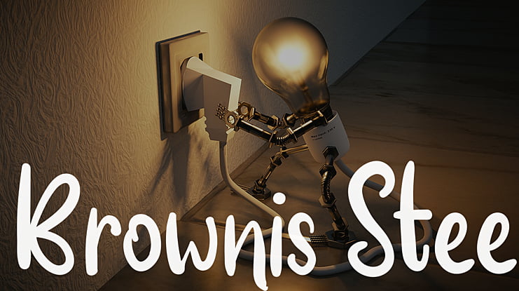 Brownis Steel Font