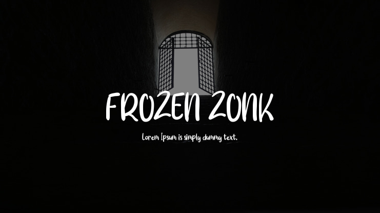FROZEN ZONK Font