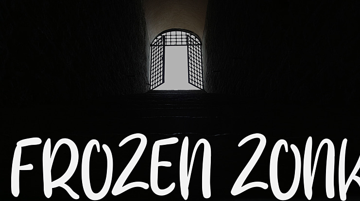 FROZEN ZONK Font