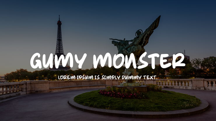 Gumy Monster Font Family