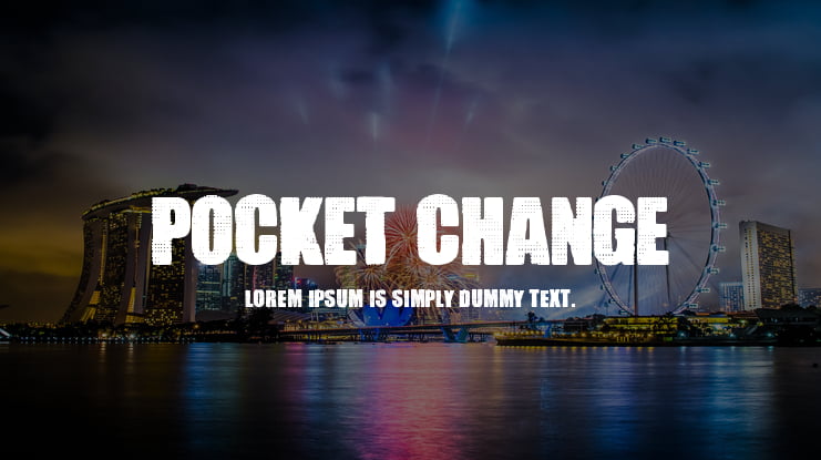 Pocket Change Font