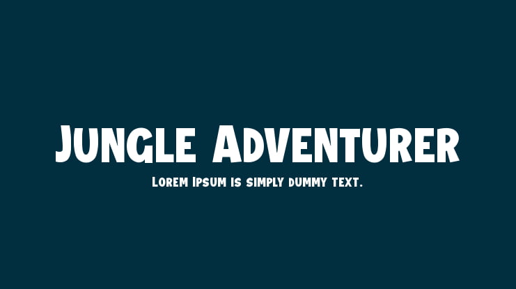Jungle Adventurer Font
