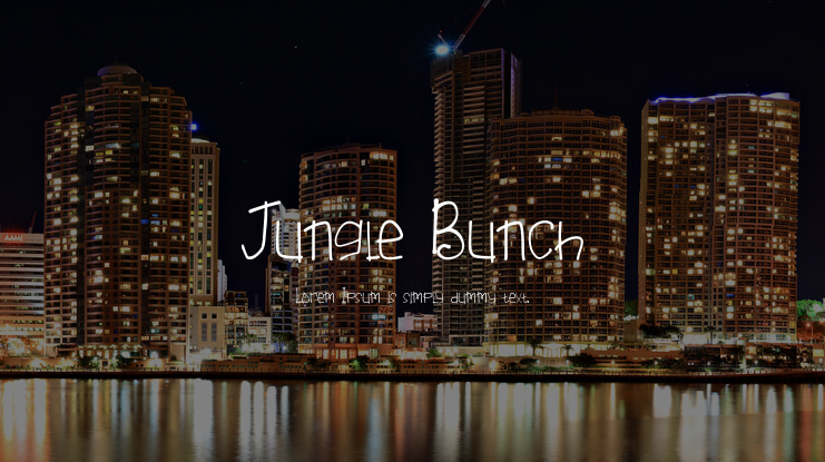 Jungle Bunch Font