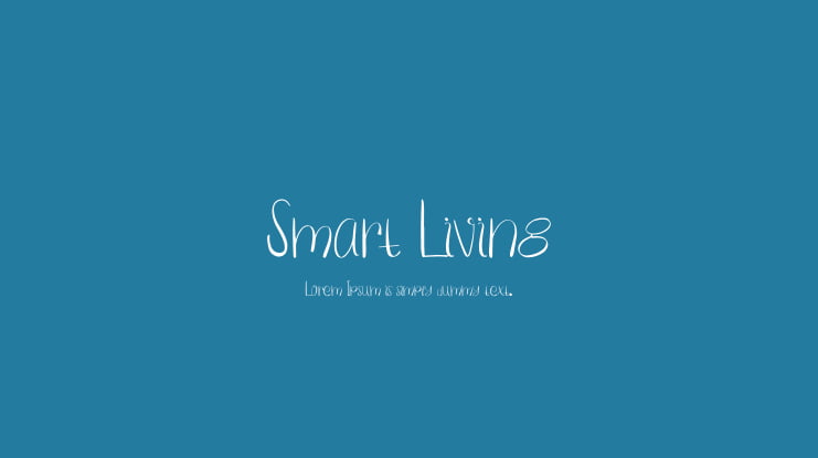 Smart Living Font