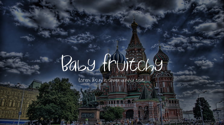 Baby Fruitchy Font