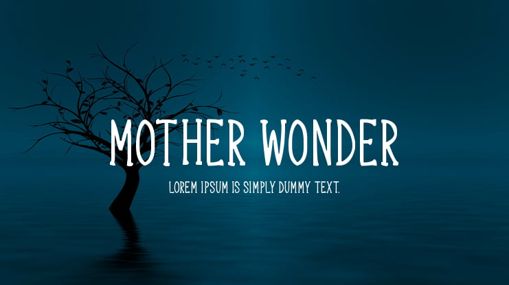 Mother Wonder Font