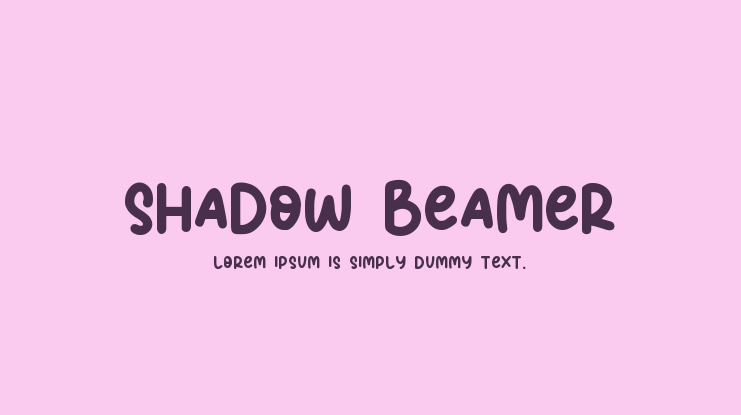 Shadow Beamer Font