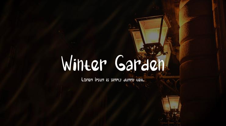 Winter Garden Font