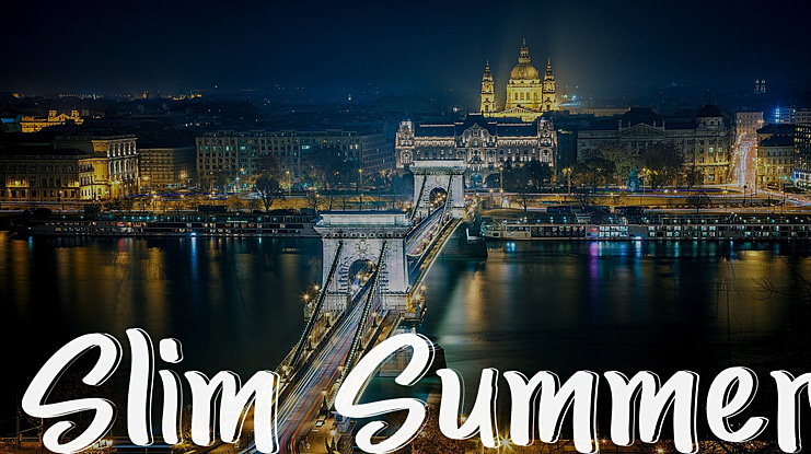 Slim Summer Font