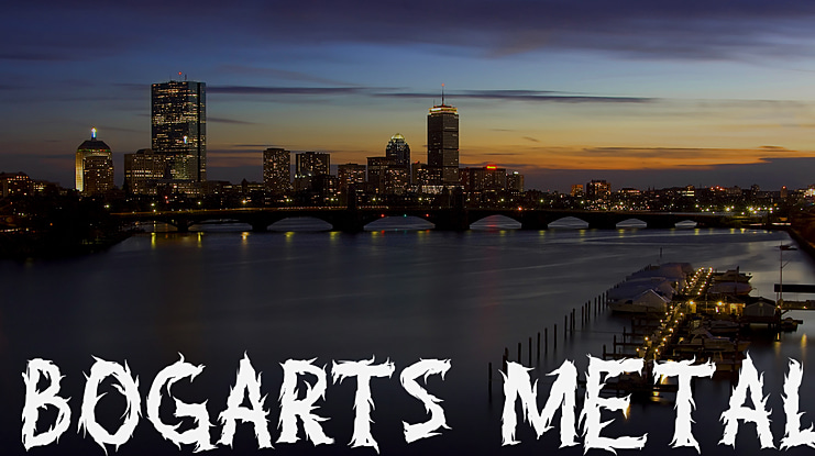 Bogarts Metal Font