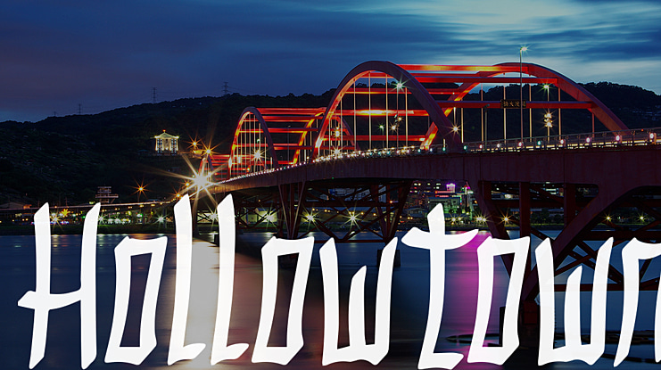 Hollowtown Font