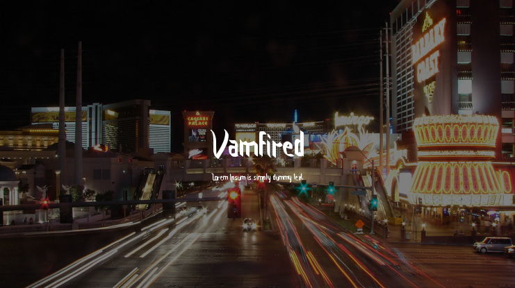 Vamfired Font