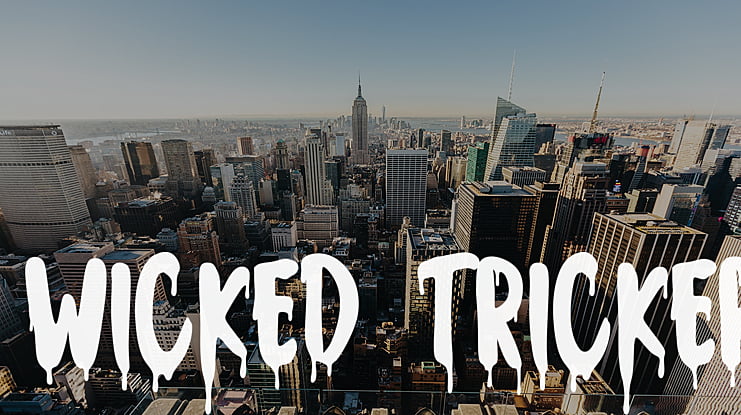 Wicked Tricker Font