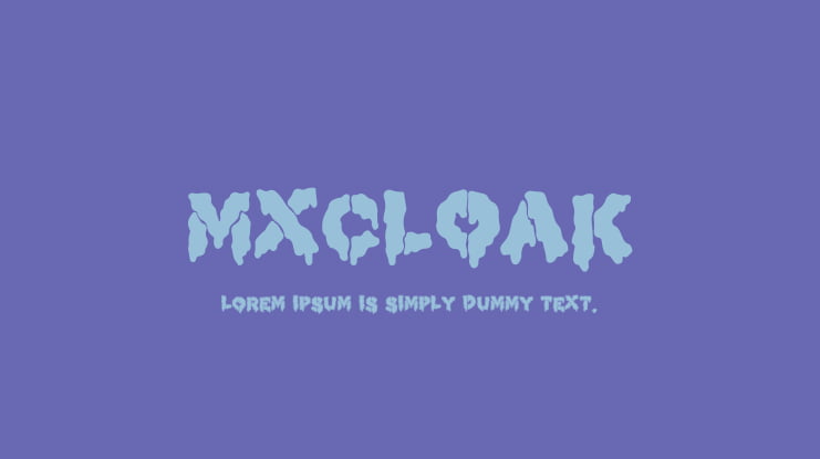 MXCLOAK Font