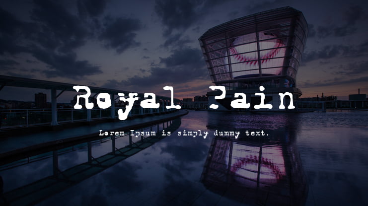 Royal Pain Font