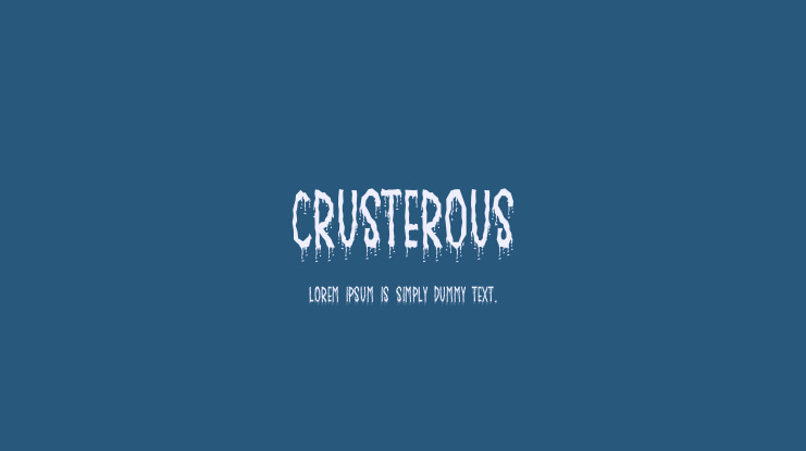 Crusterous Font
