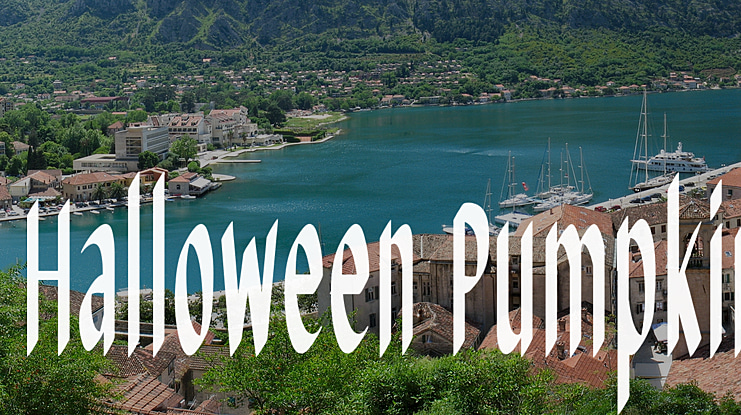 Halloween Pumpkin Font