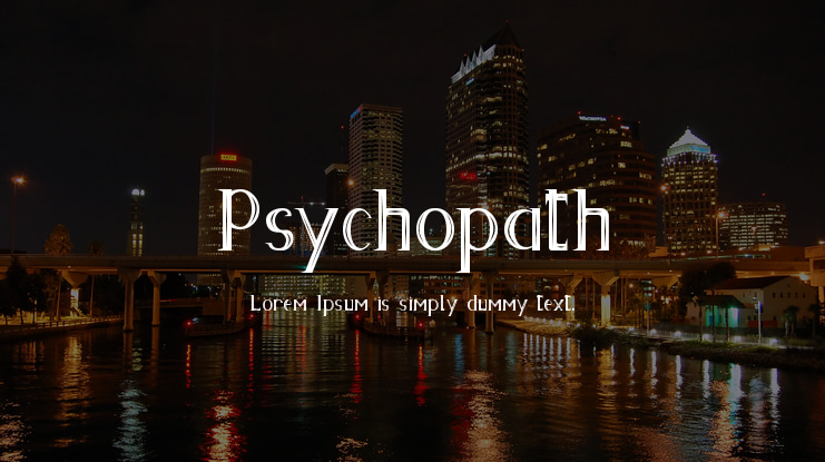Psychopath Font
