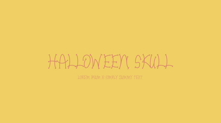 Halloween Skull Font