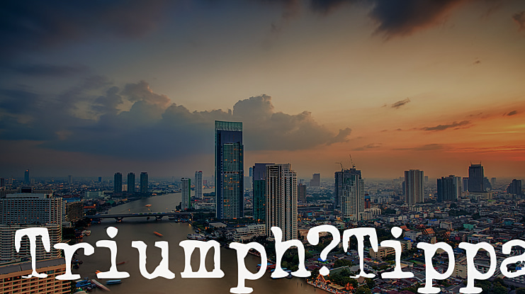 Triumph Tippa Font
