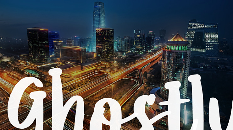 Ghostly Font