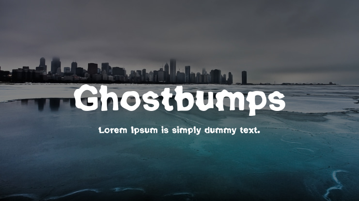 Ghostbumps Font