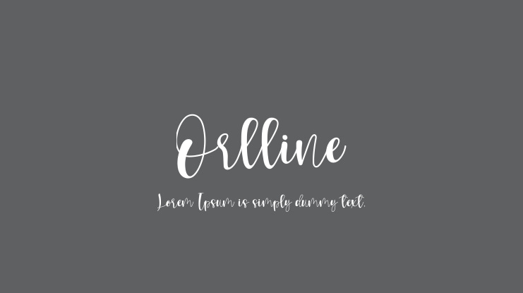 Orlline Font