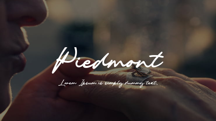 Piedmont Font