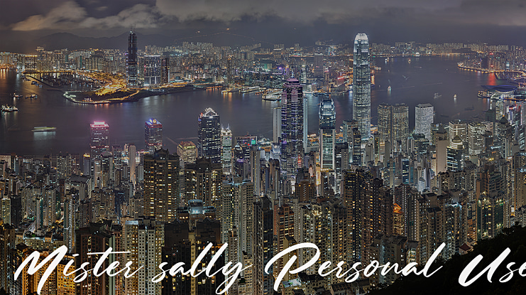 Mister sally Personal Use Font
